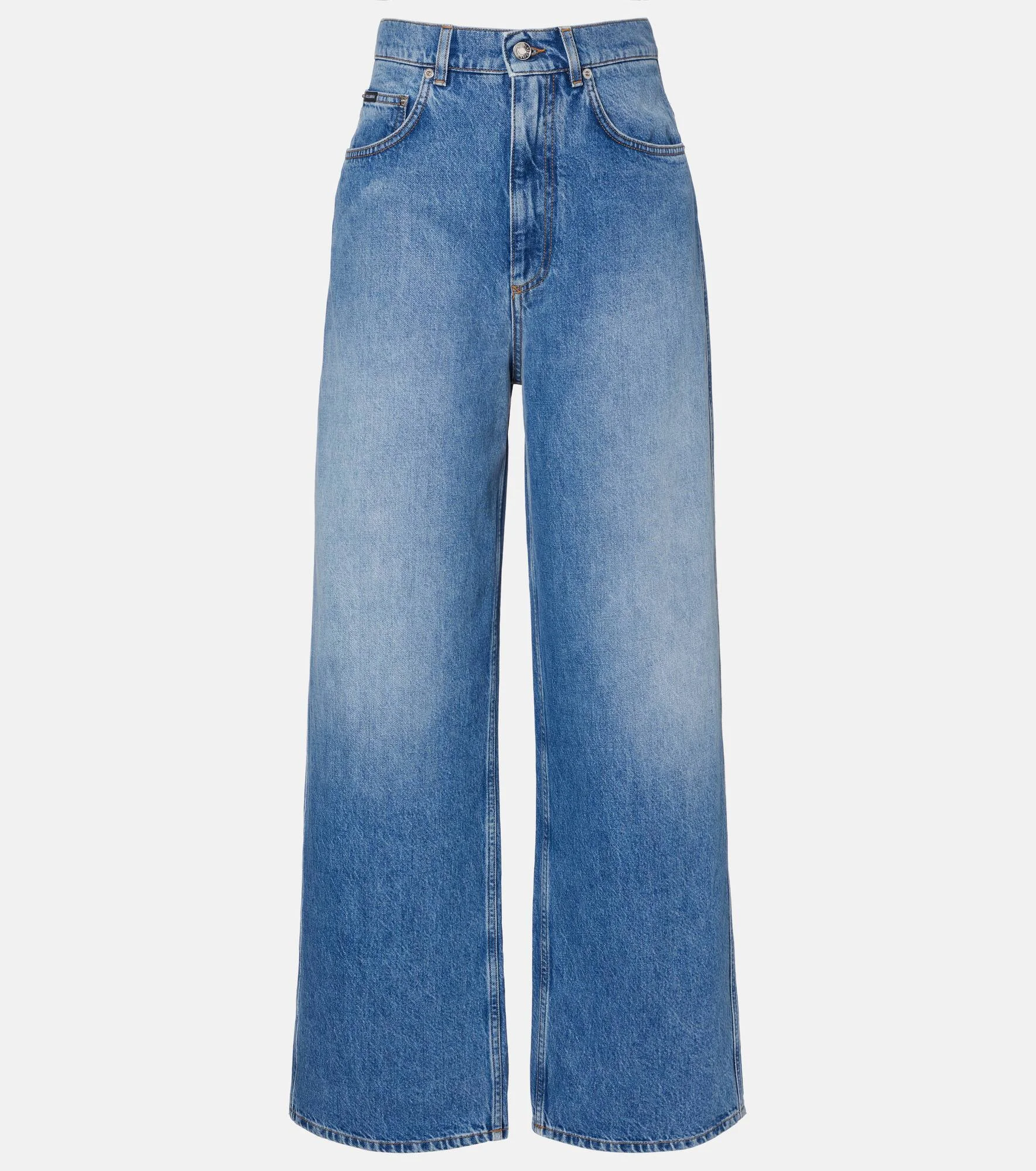 High-rise wide-leg jeans - 1