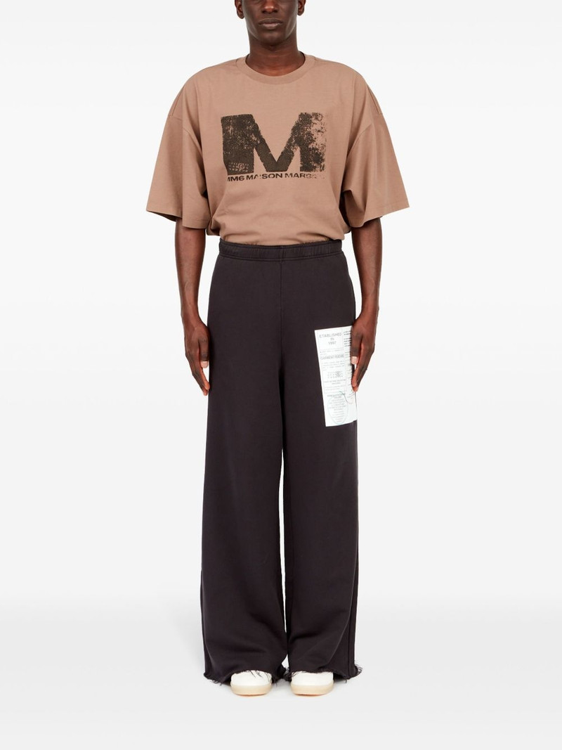 MM6 Maison Margiela numbers-motif track pants outlook