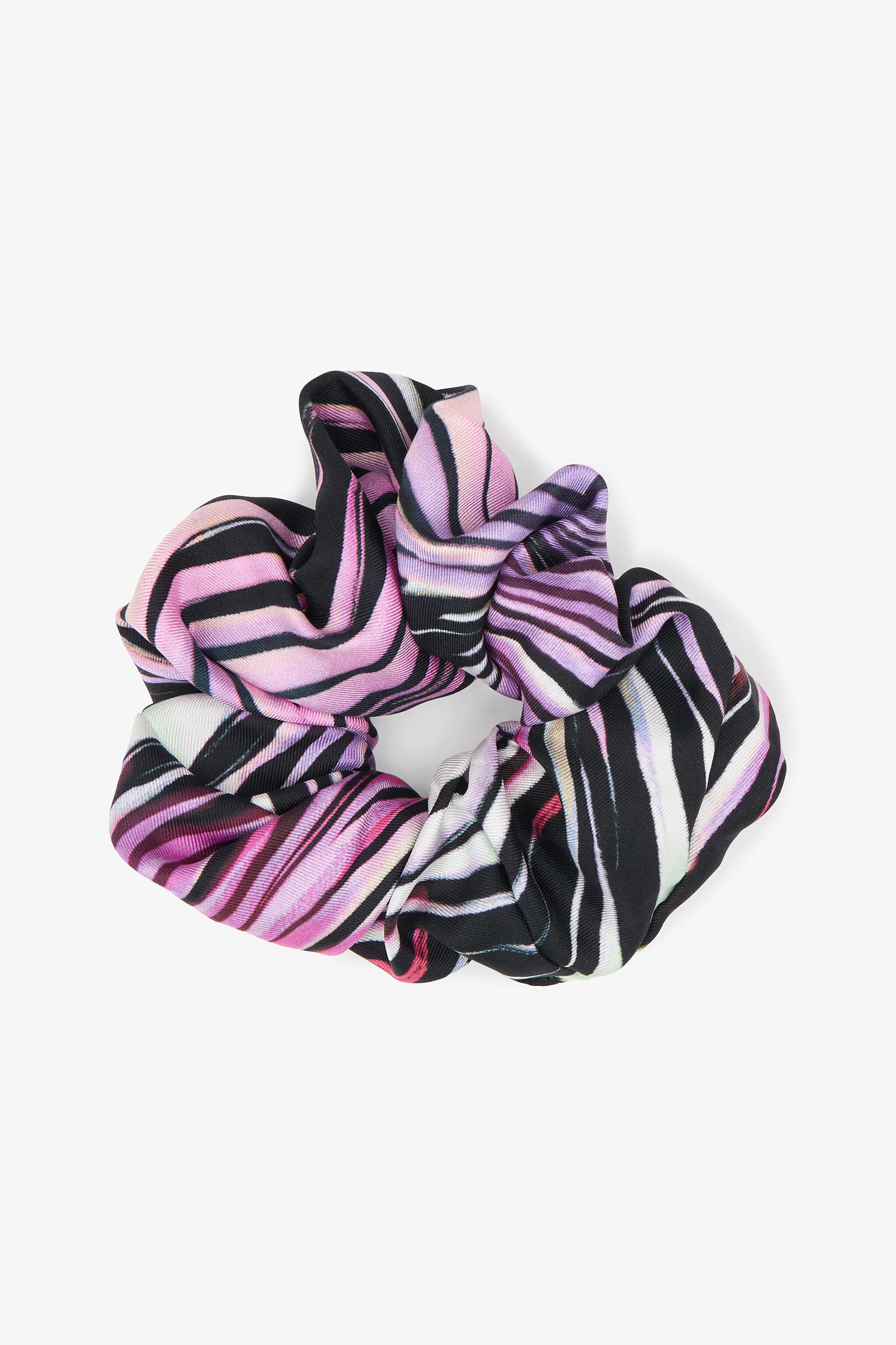 Ray Of Paradise Print Silk Scrunchie - 1