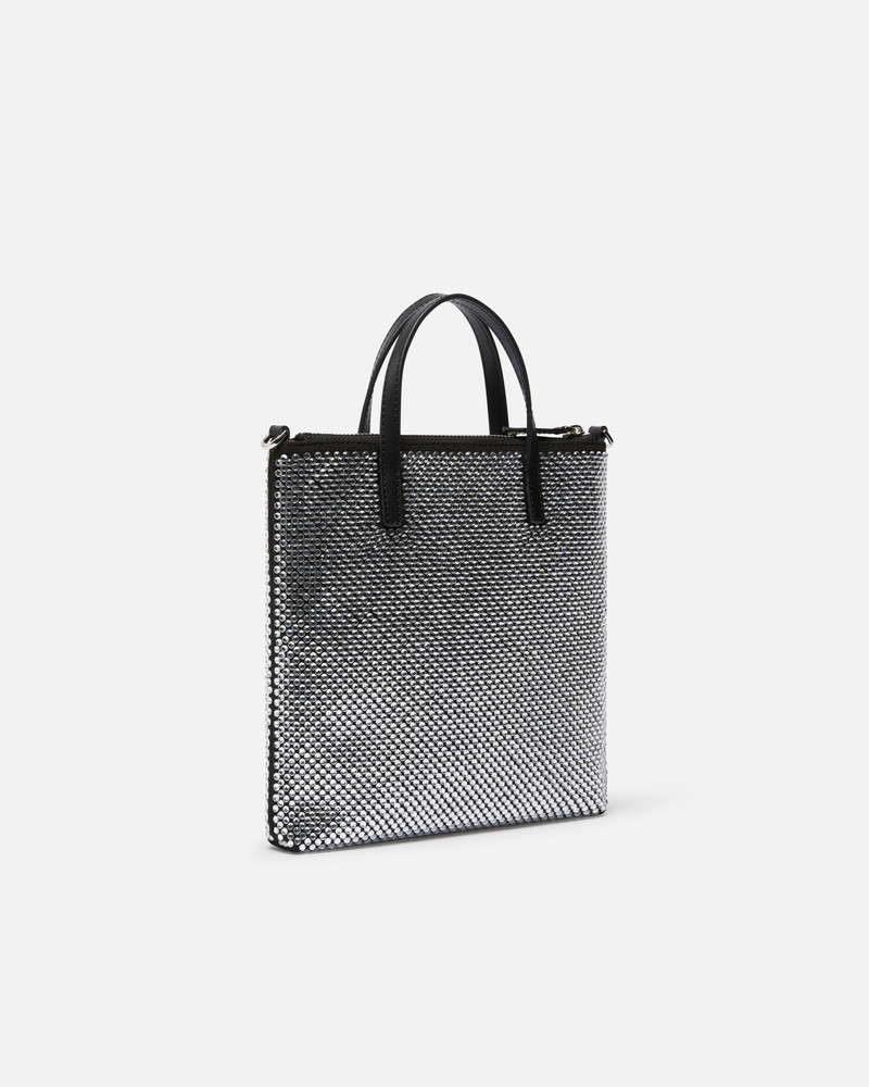 PINKO SMALL SHOPPING BAG WITH JEWEL RHINESTONES AND SHOULDER STRAP outlook