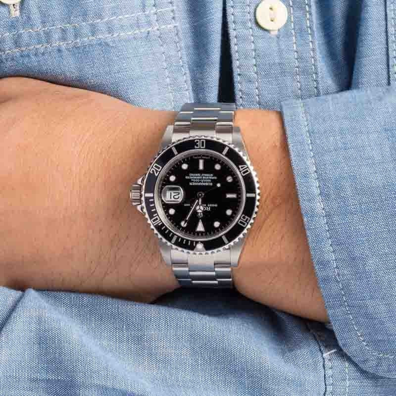 Rolex Submariner 16610T Black Bezel - 5
