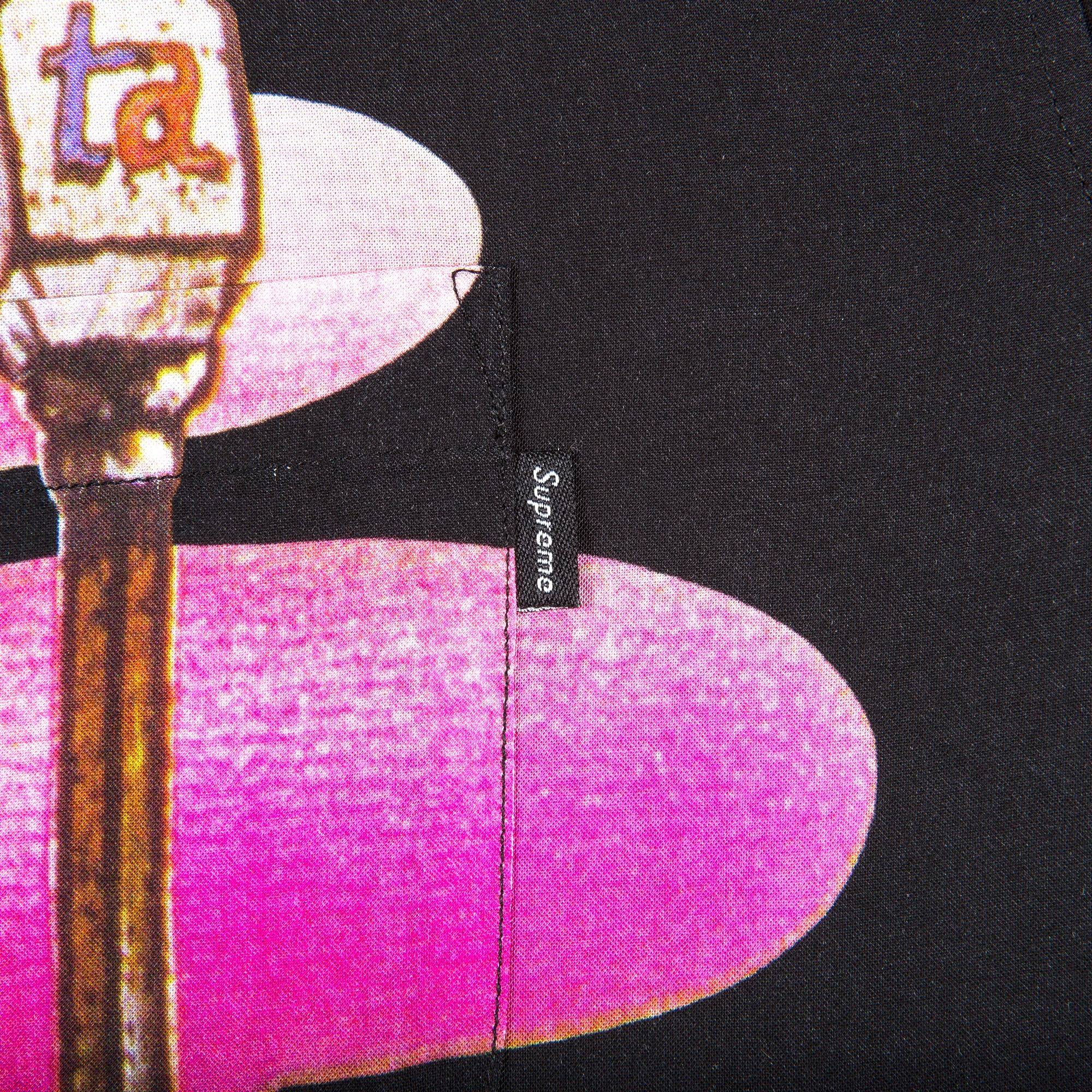 Supreme The Velvet Underground Rayon Short-Sleeve Shirt 'Black' - 2
