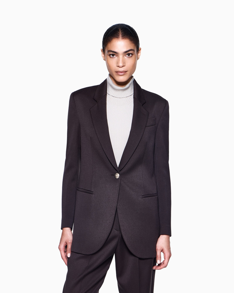 GIORGIO ARMANI SINGLE-BREASTED WOOL JACKET outlook