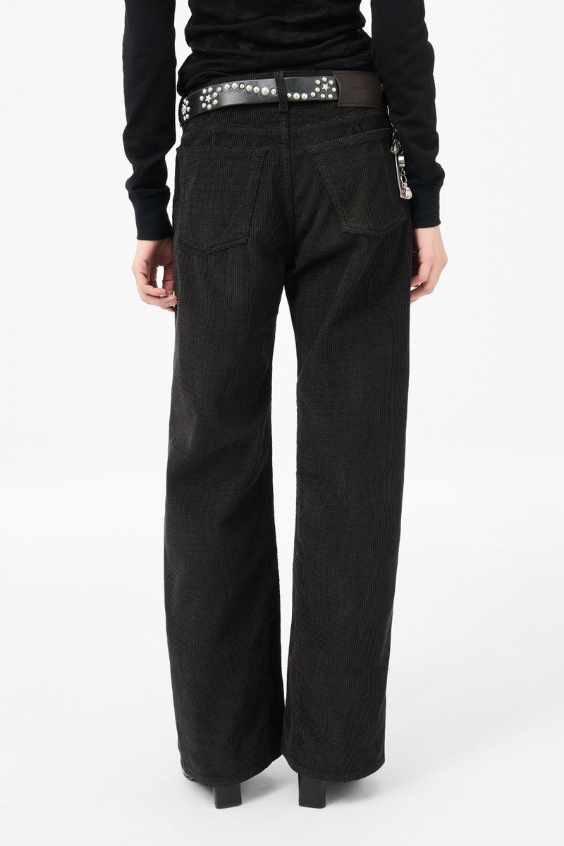 Treble Cut Dark Brown Twill Cord 6