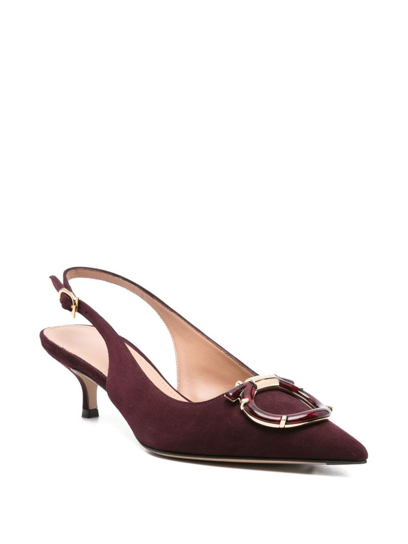 FERRAGAMO 50mm suede pumps outlook