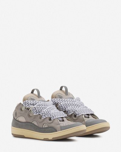 Lanvin CURB LEATHER SNEAKERS outlook