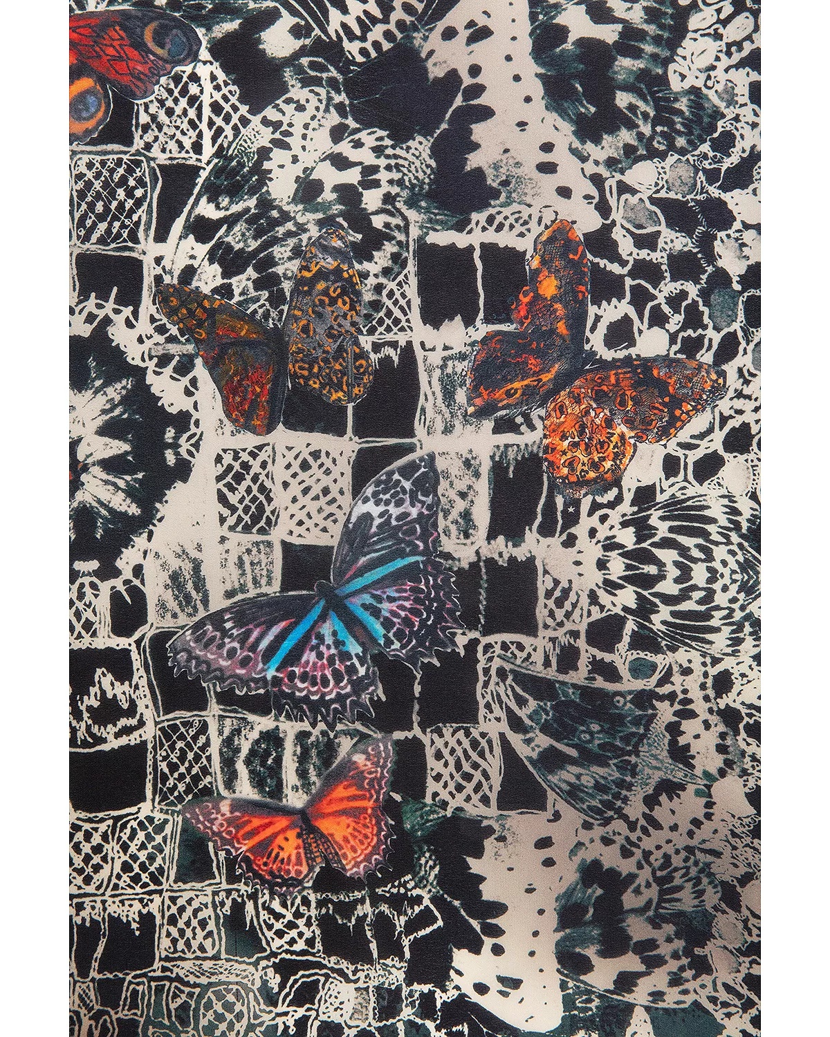 Blondie 70 Butterfly Silk Scarf - 3