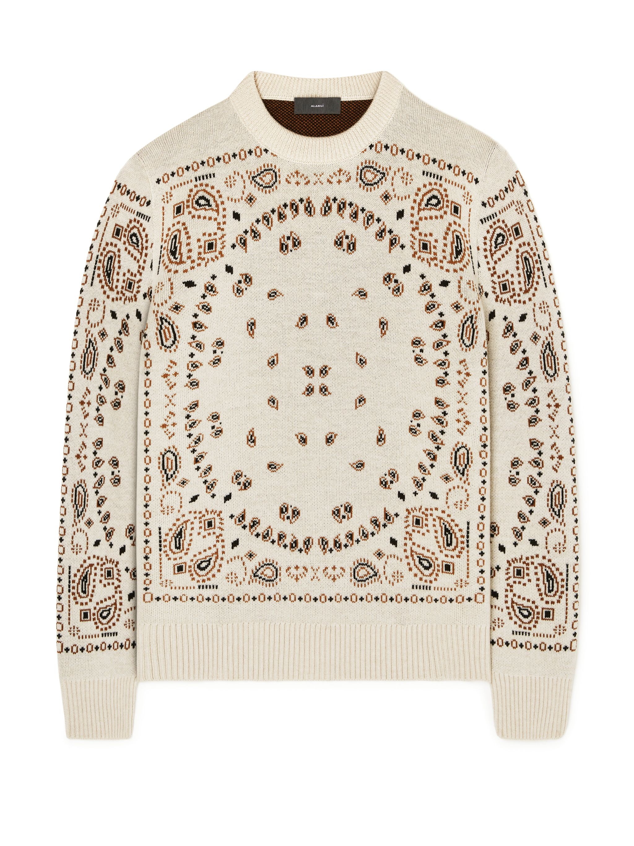 Bandana Jacquard Sweater - 2