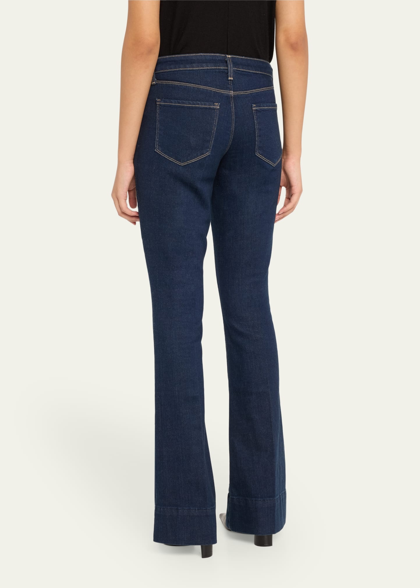 Lenora Seamed Flare Jeans - 3