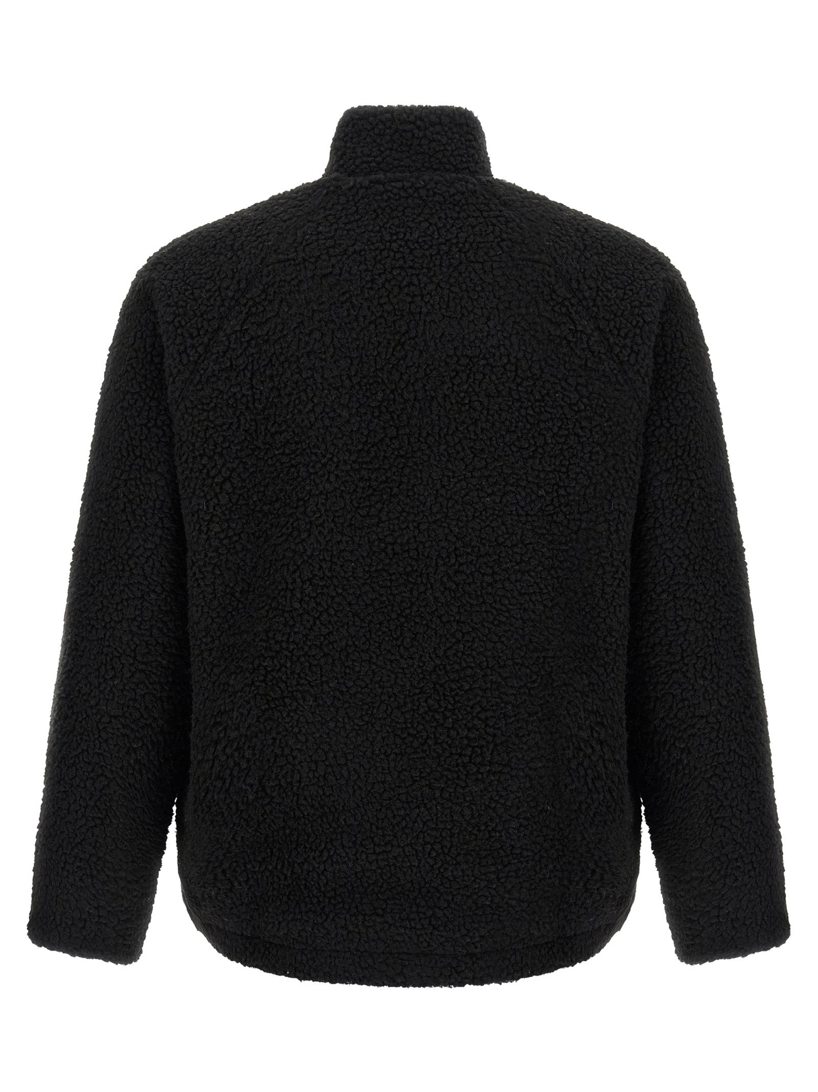 Reversible Sherpa Puffer Jackets Black - 3