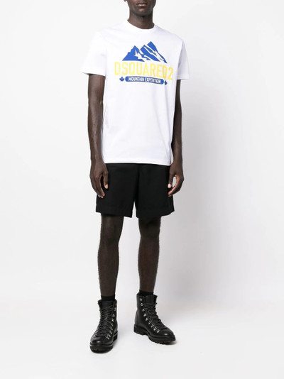 DSQUARED2 Mountain logo-print T-shirt outlook