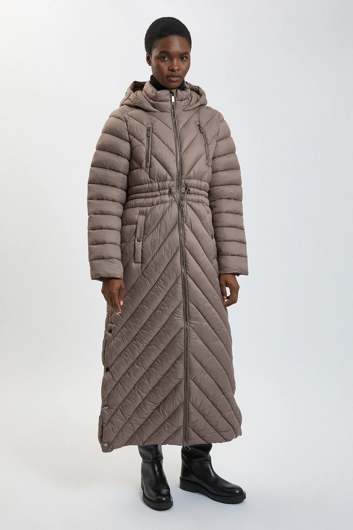 Lightweight Packable Maxi Coat - 1