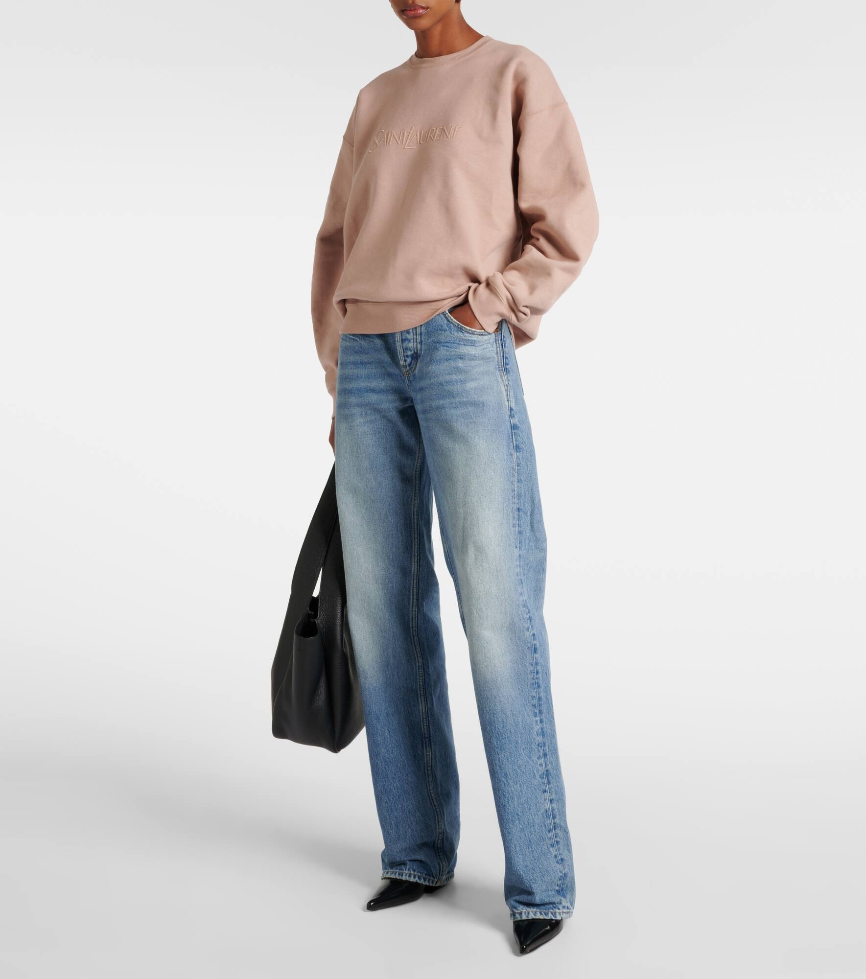 Logo cotton jersey sweatshirt - 6