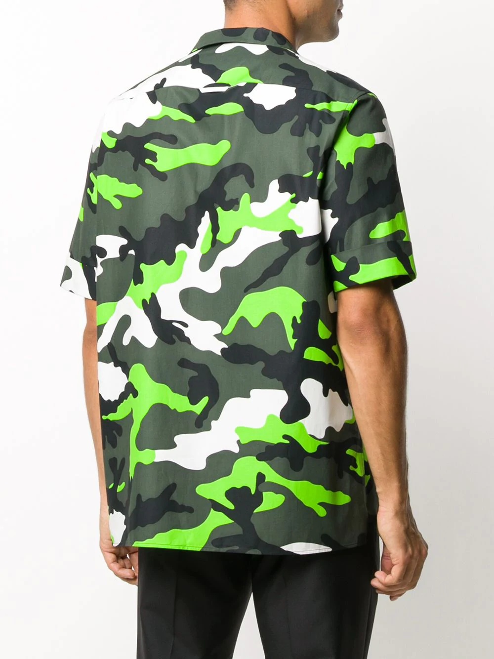 camouflage-print short-sleeve shirt - 4