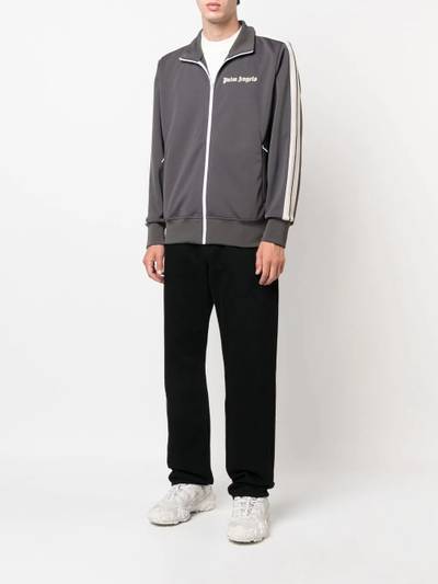 Palm Angels logo-print track jacket outlook