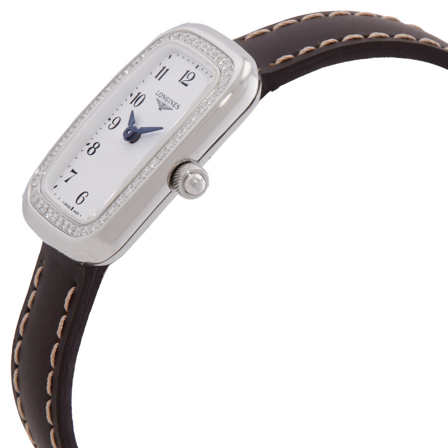 Longines Equestrian Quartz Diamond White Dial Ladies Watch L6.140.0.13.2 - 2