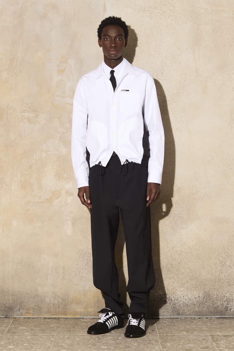 DRAWSTRING HYBRID SHIRT - 6