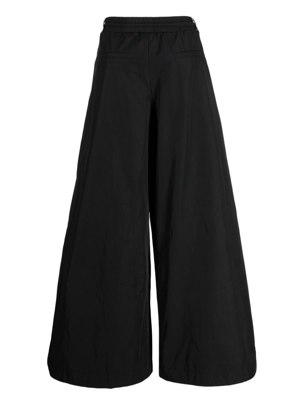 oversized-pockets wide-leg trousers - 2