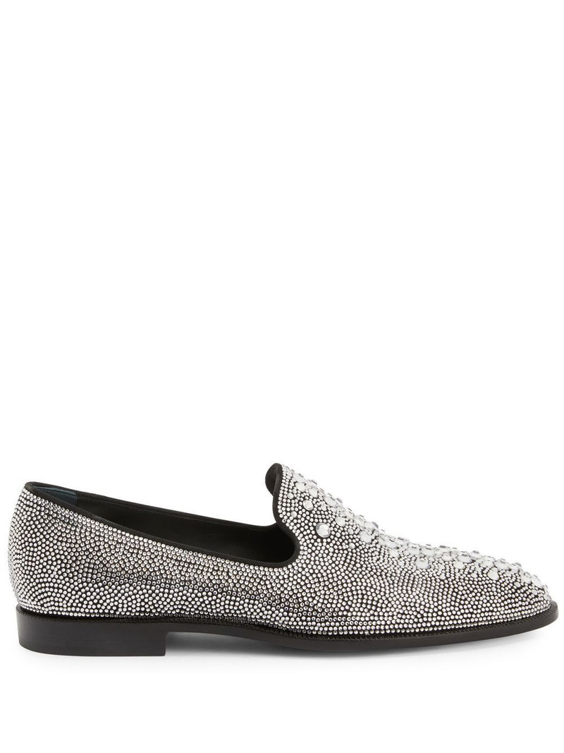 Anthime crystal-embellished loafers 1