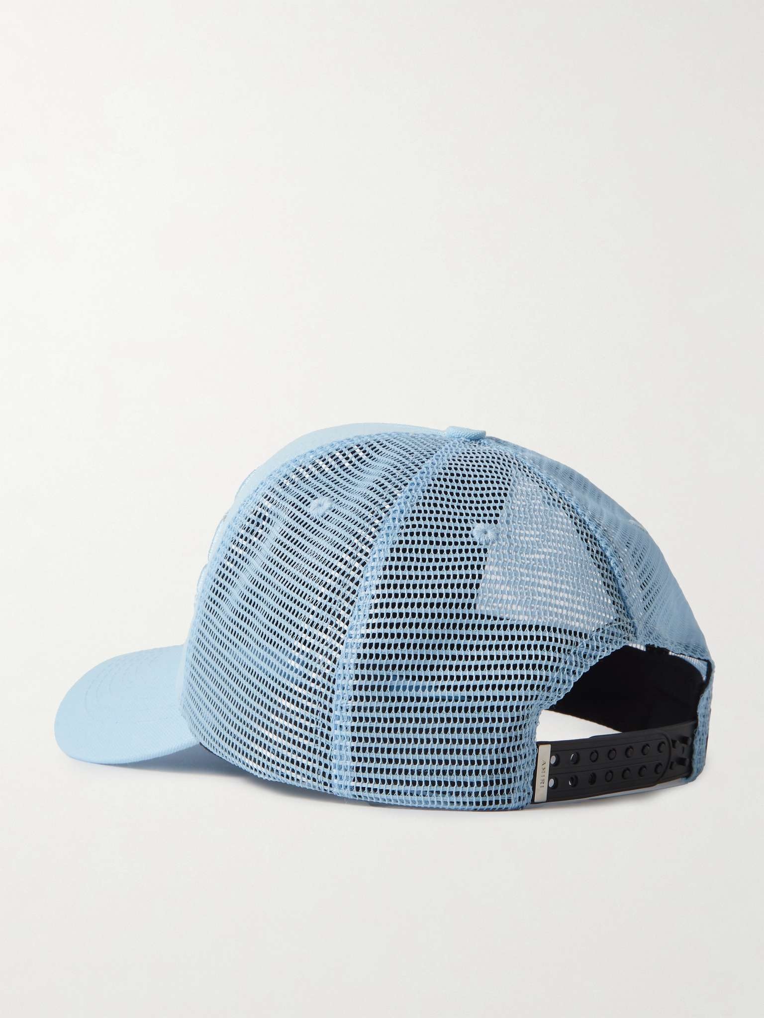 Logo-Embroidered Cotton-Canvas and Mesh Trucker Hat - 3