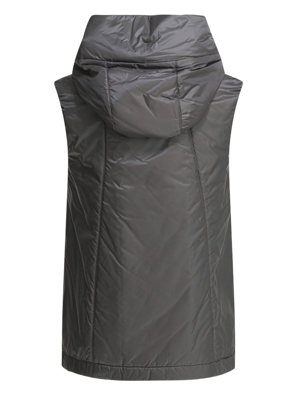hooded padded vest - 2