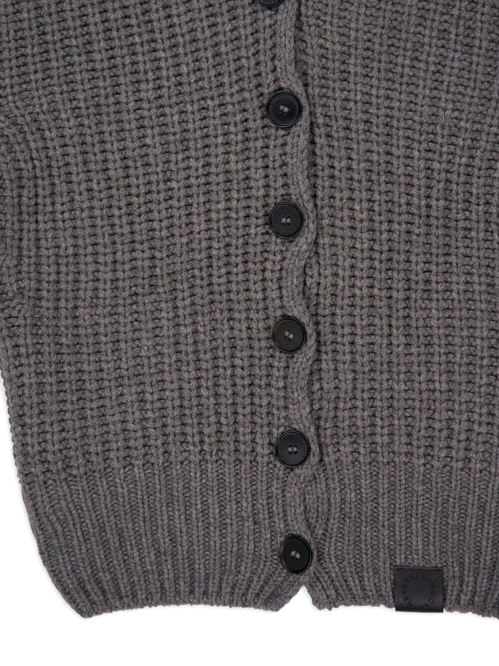 hooded ribbed cardigan - 3