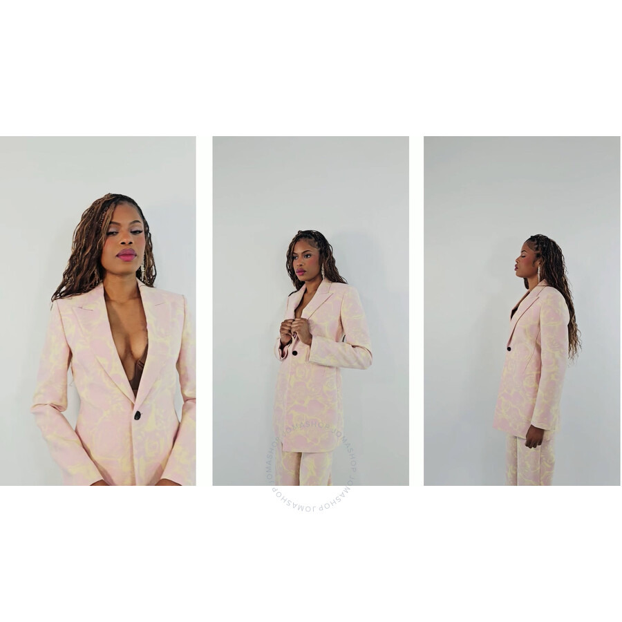 Burberry Rose Wool Tailored Jacket - 3