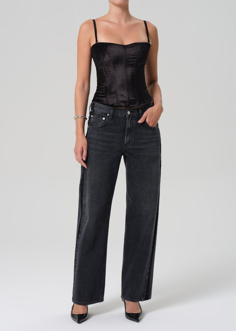 Lindz Easy Straight Tuxedo Stripe In Kuro - 1