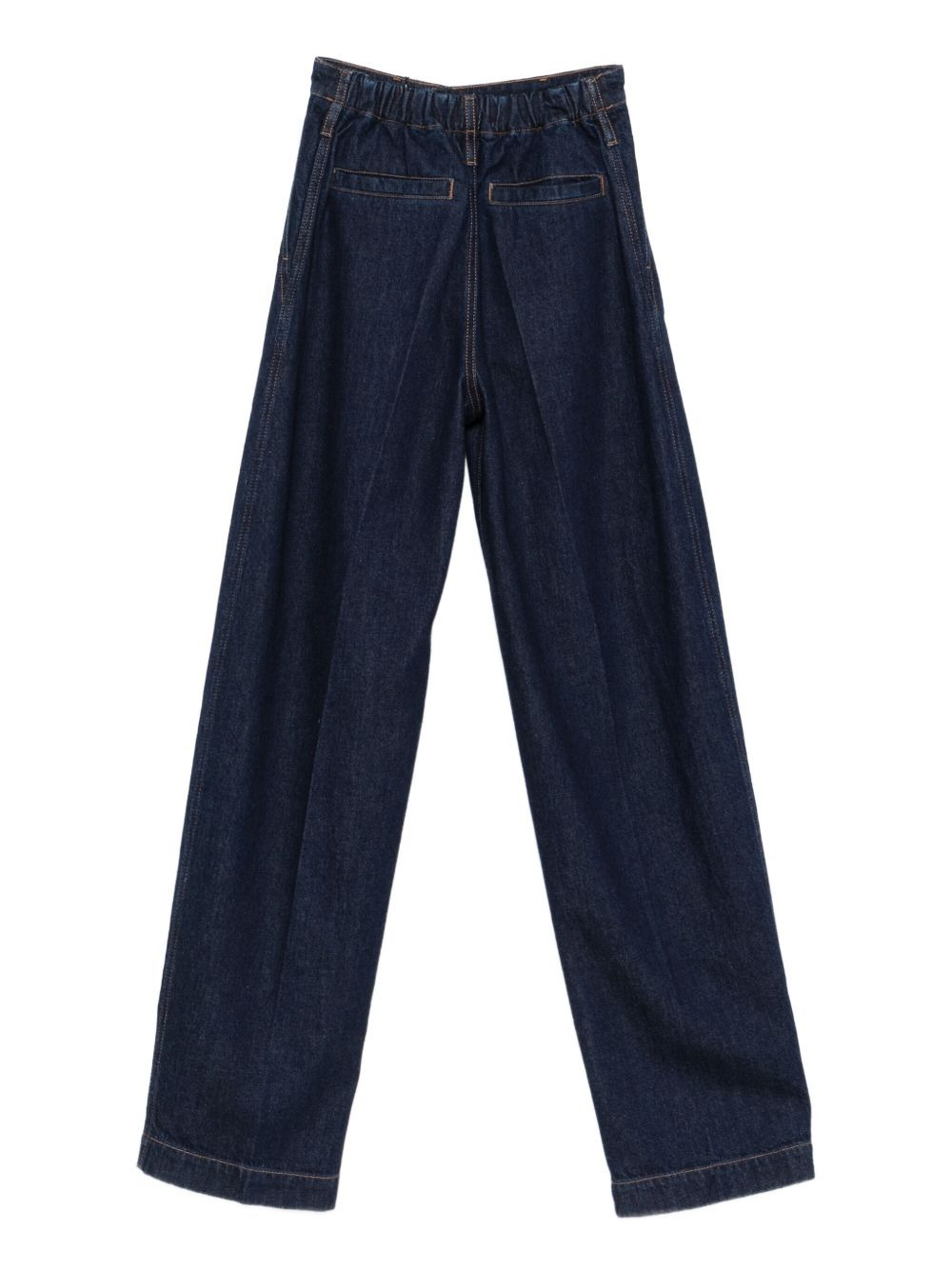 decorative-stitching jeans - 2