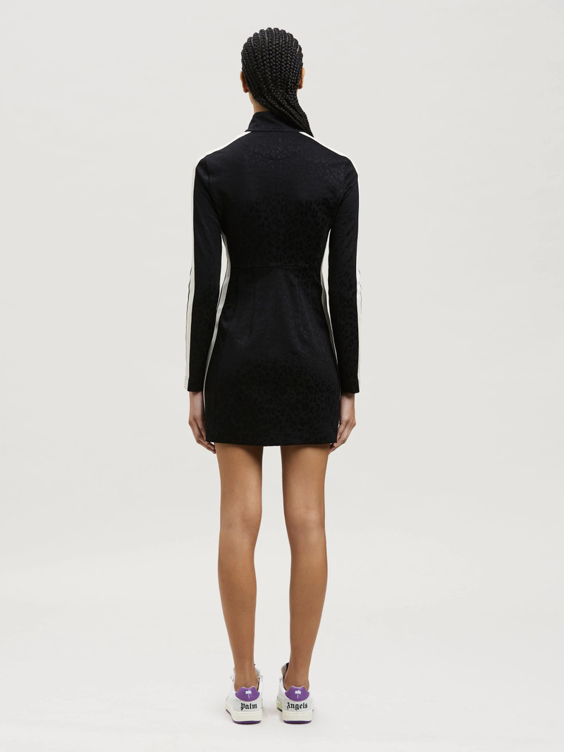 JACQUARD LEOPARD TRACK MINI DRESS 5