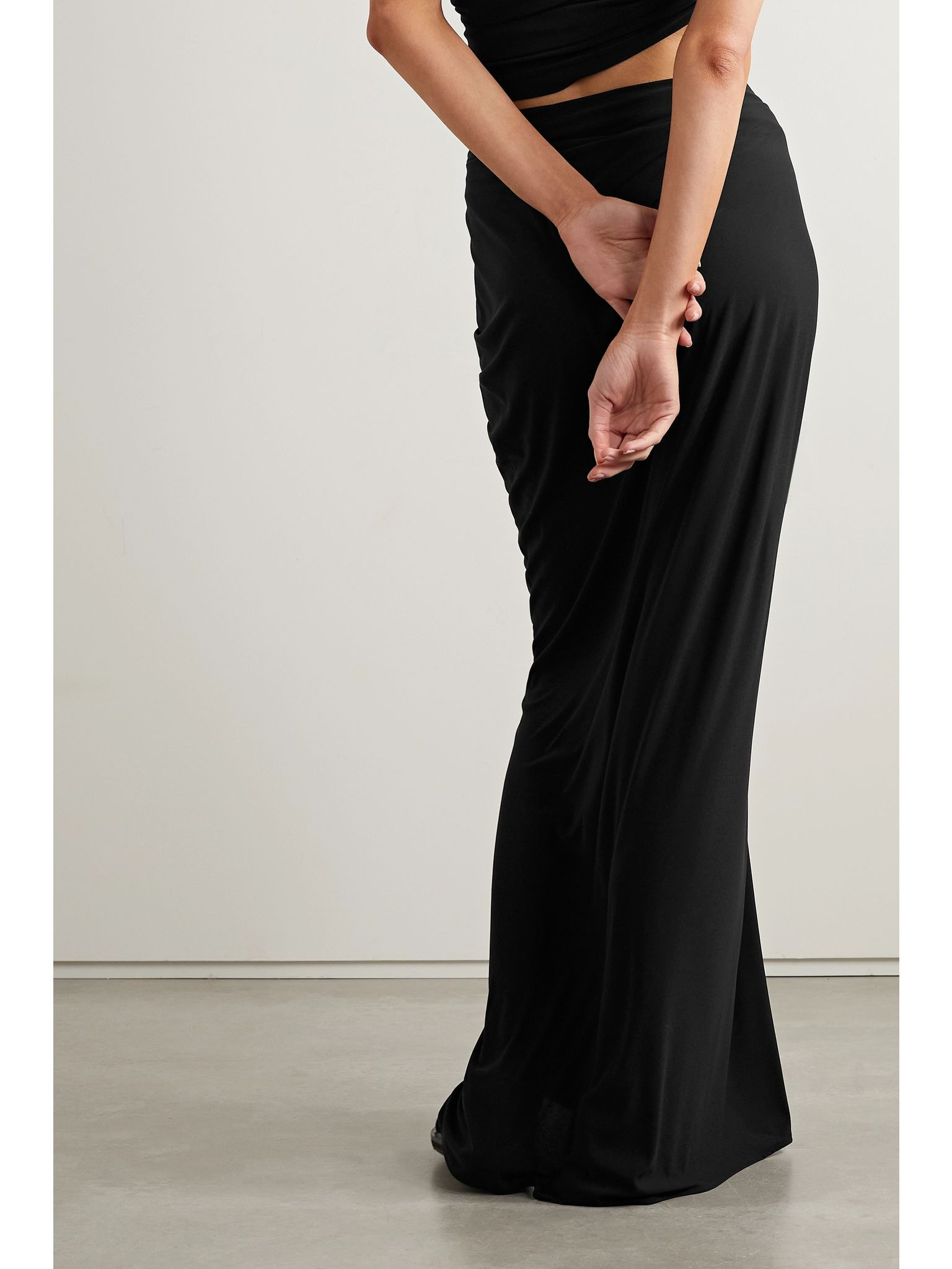 Ernie stretch-jersey pareo Black - 3