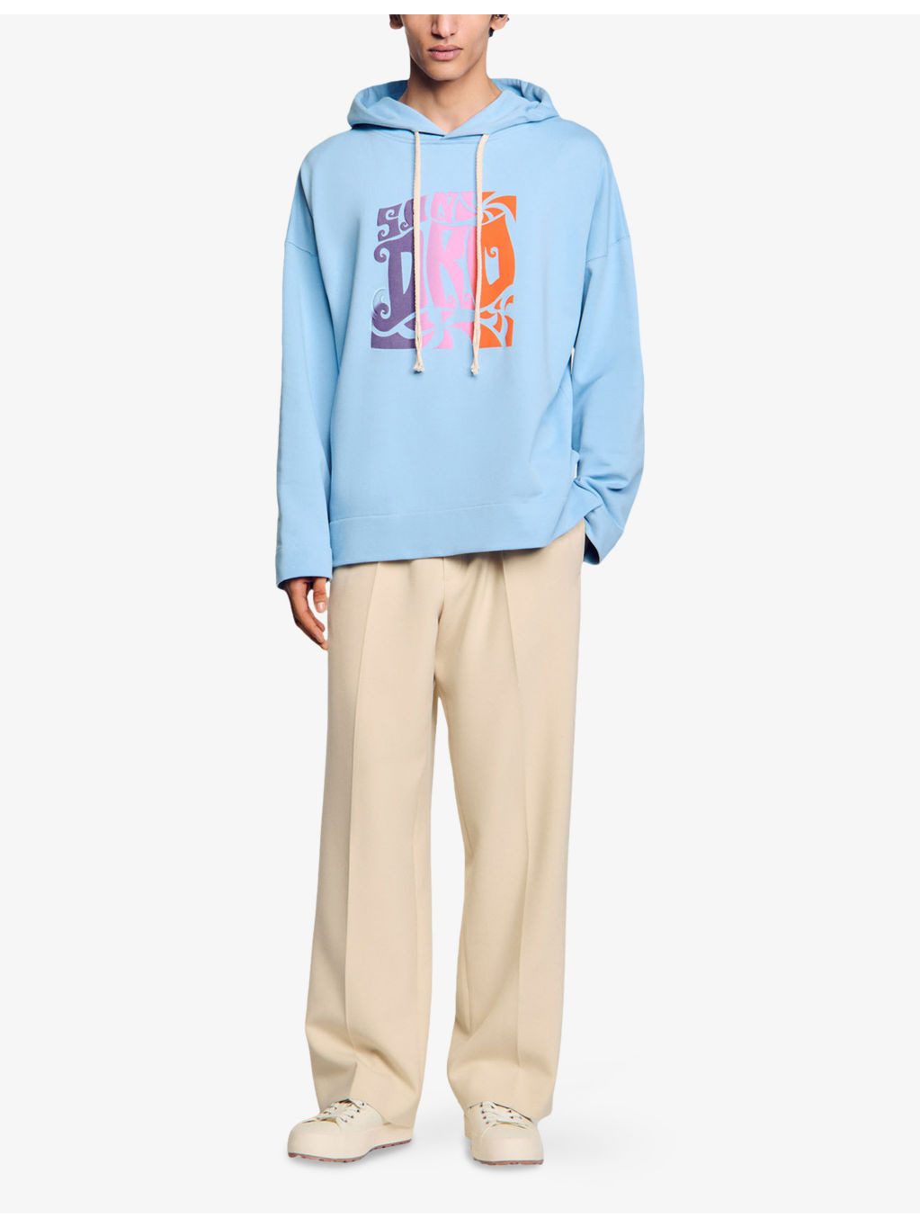 Logo-Print Relaxed-Fit Cotton Hoody - 2