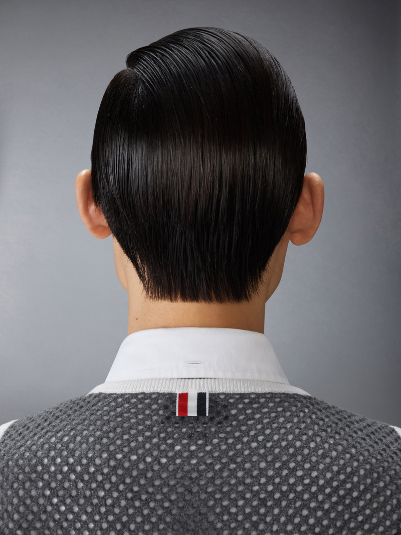 INTARSIA CASHMERE MESH BASKETBALL JERSEY 11
