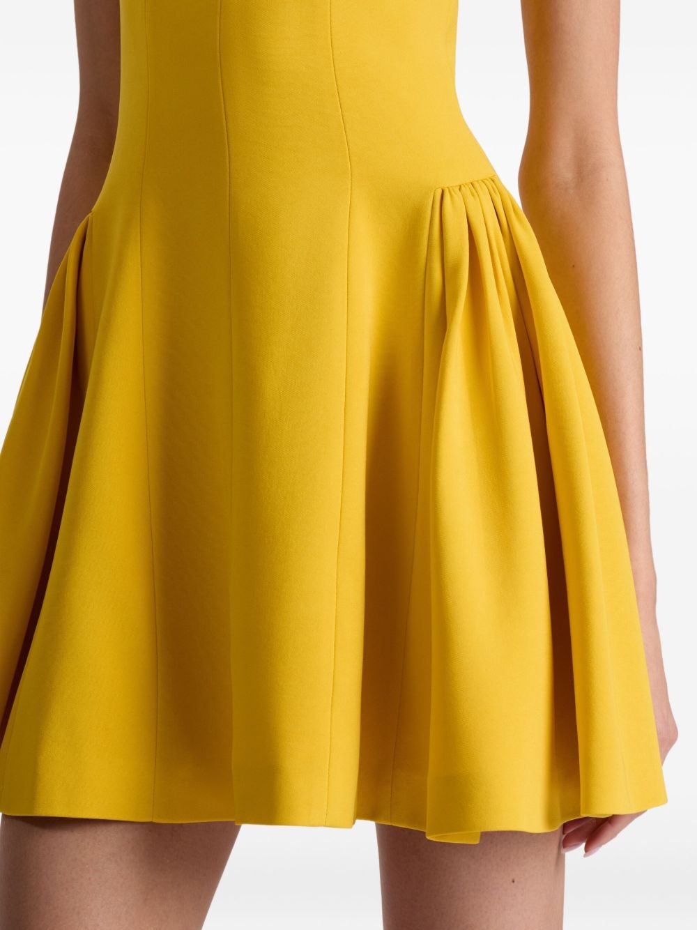 Vera square-neck flared mini dress - 5