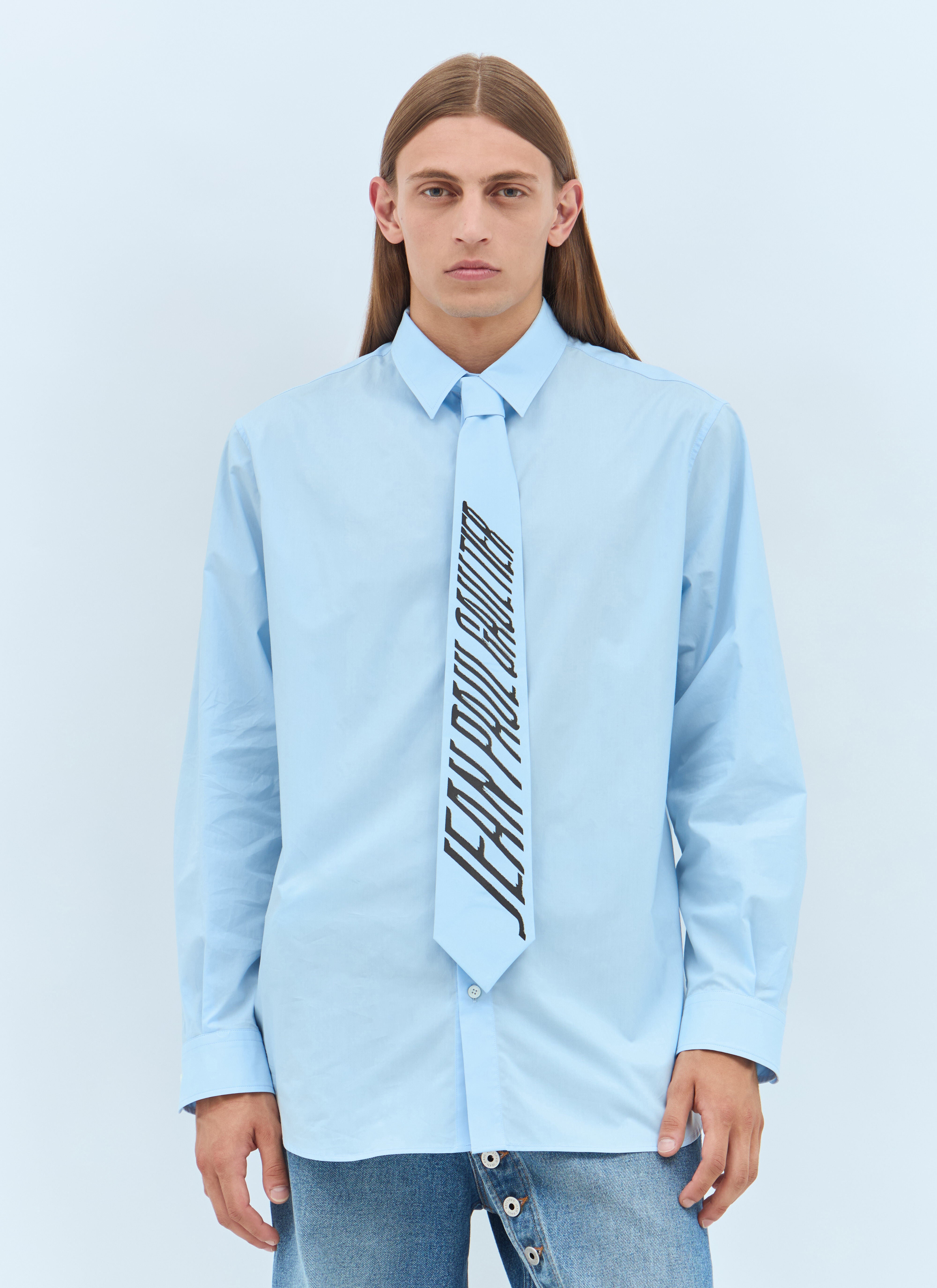 Jean Paul Gaultier Men Logo-Print Tie Shirt - 5