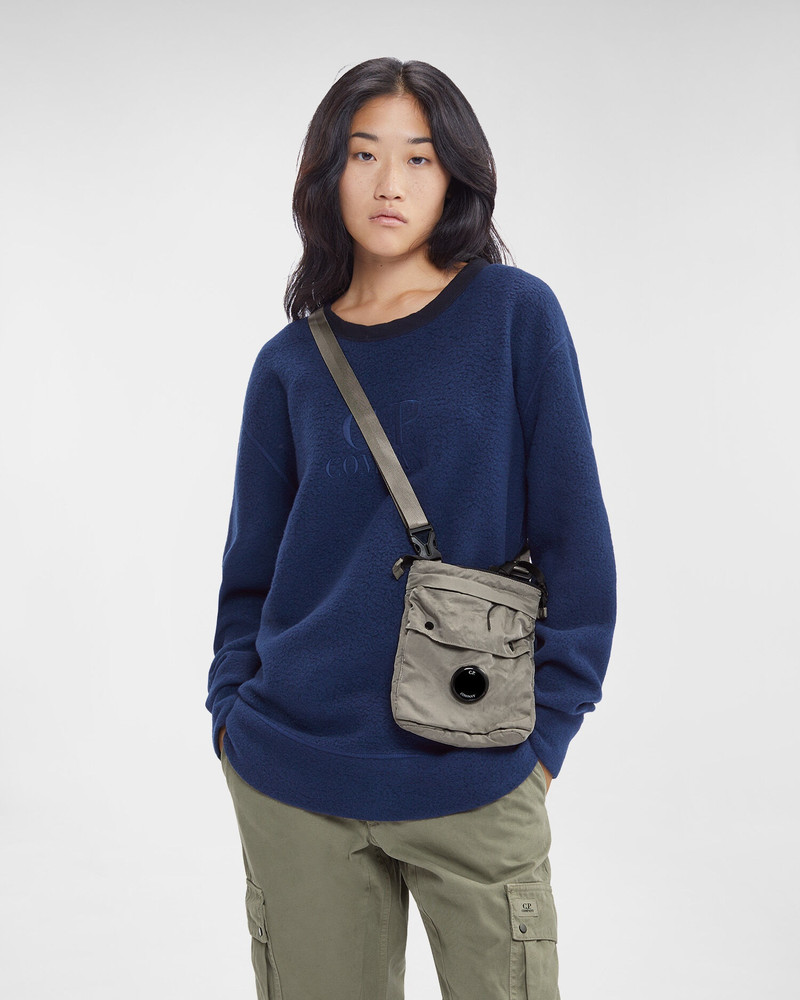 C.P. Company Wool Polar Fleece Logo Sweatshirt outlook