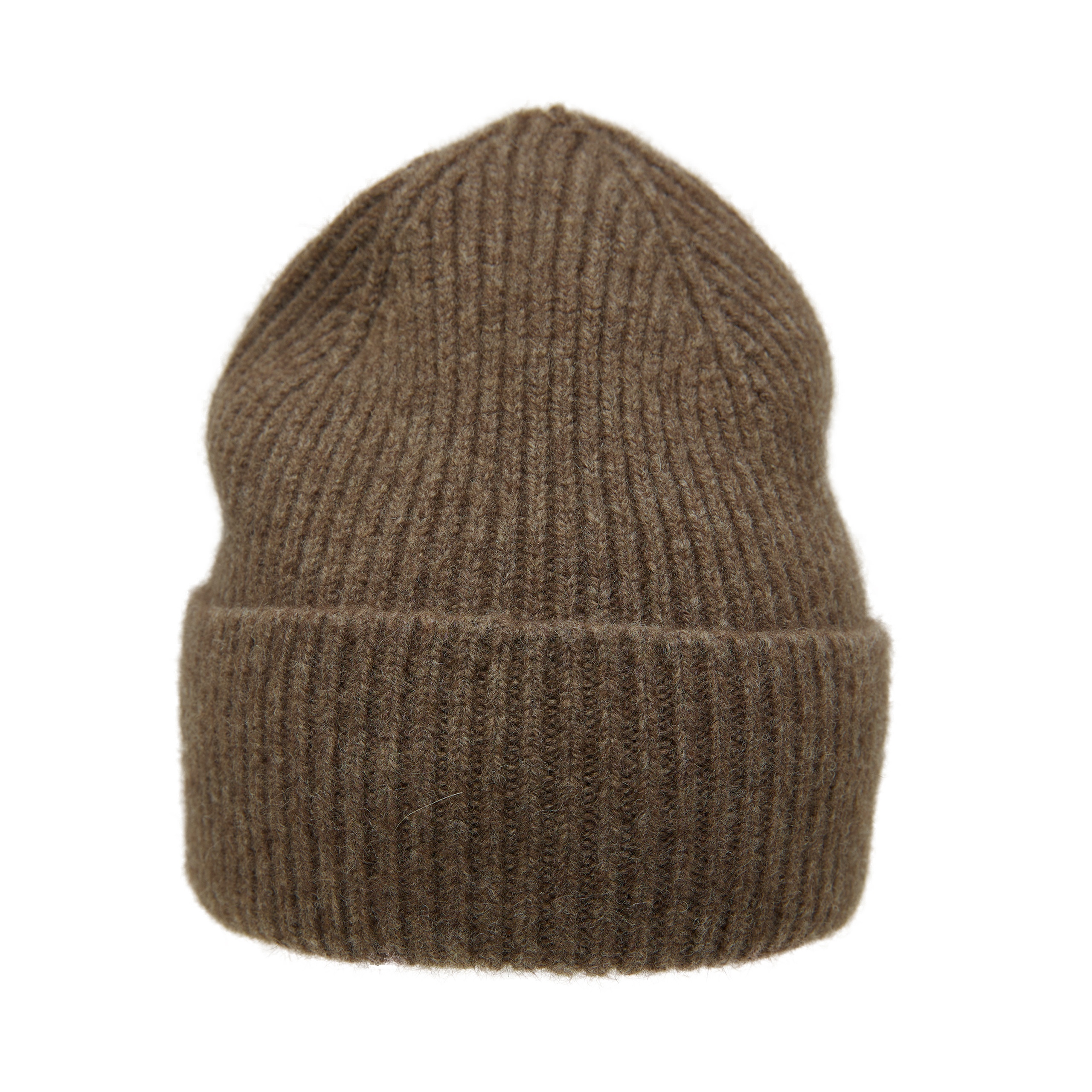 KNITTED WOOL BEANIE - 4