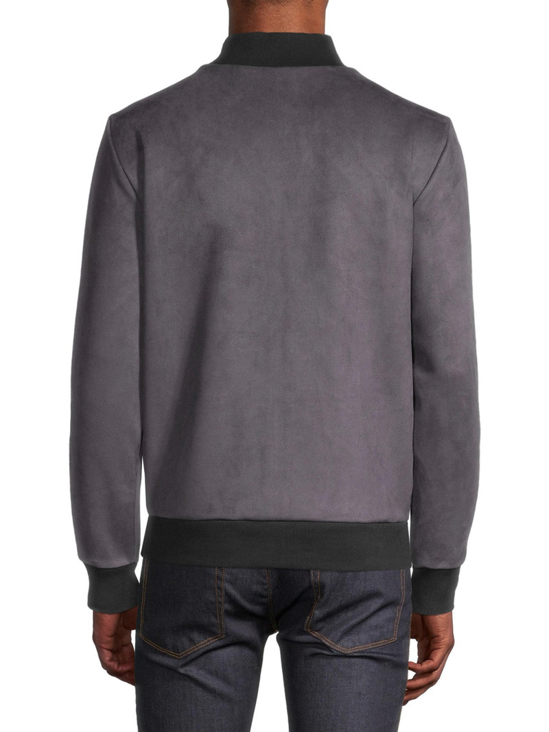 Men's Lachine Faux Suede Jacket - Black 5