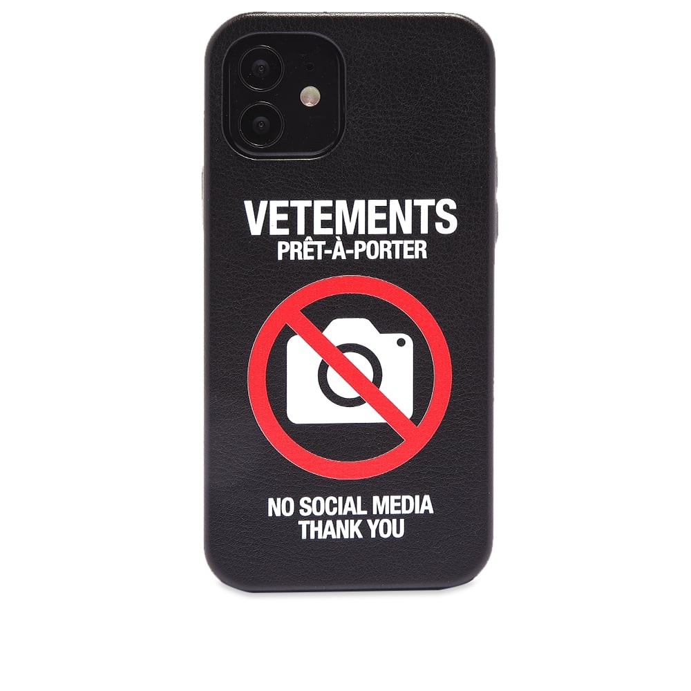 VETEMENTS AntiSocial iPhone 12 Pro Case - 1