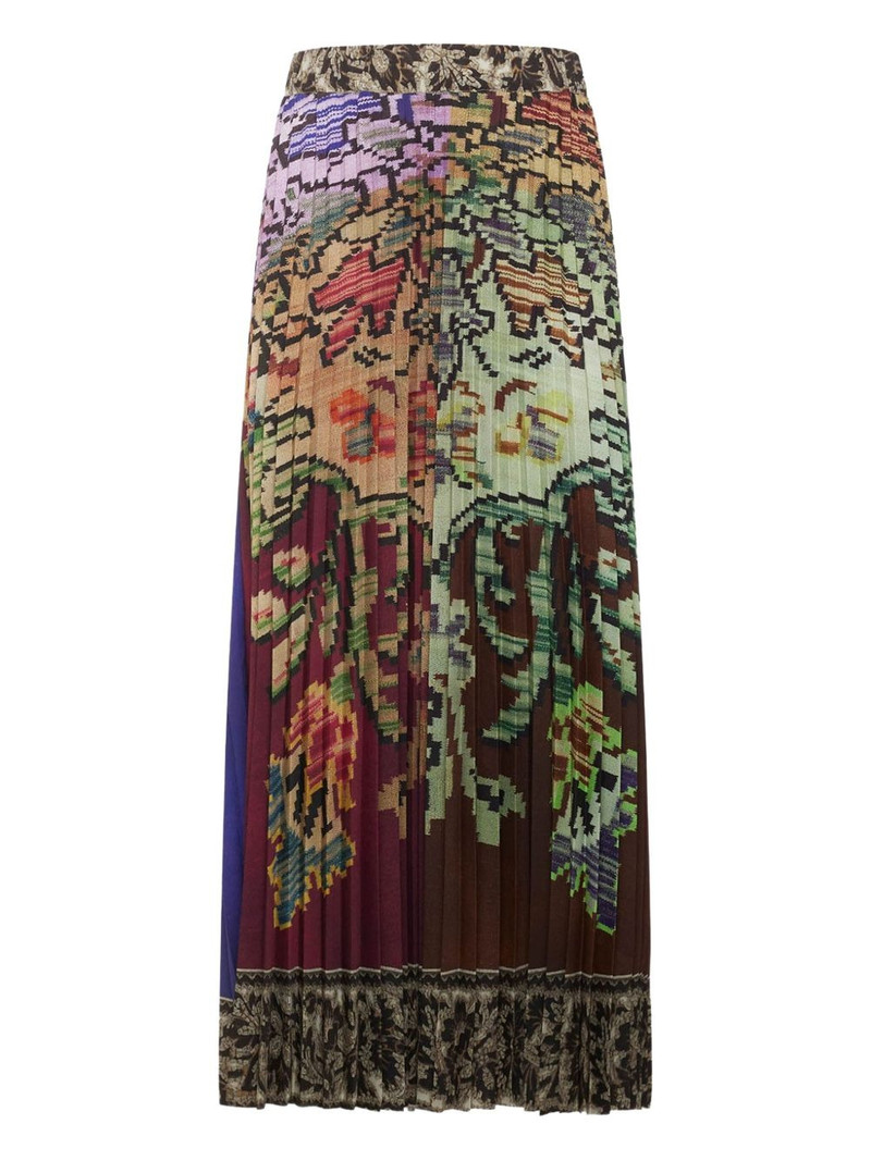 pleated floral-print skirt 1