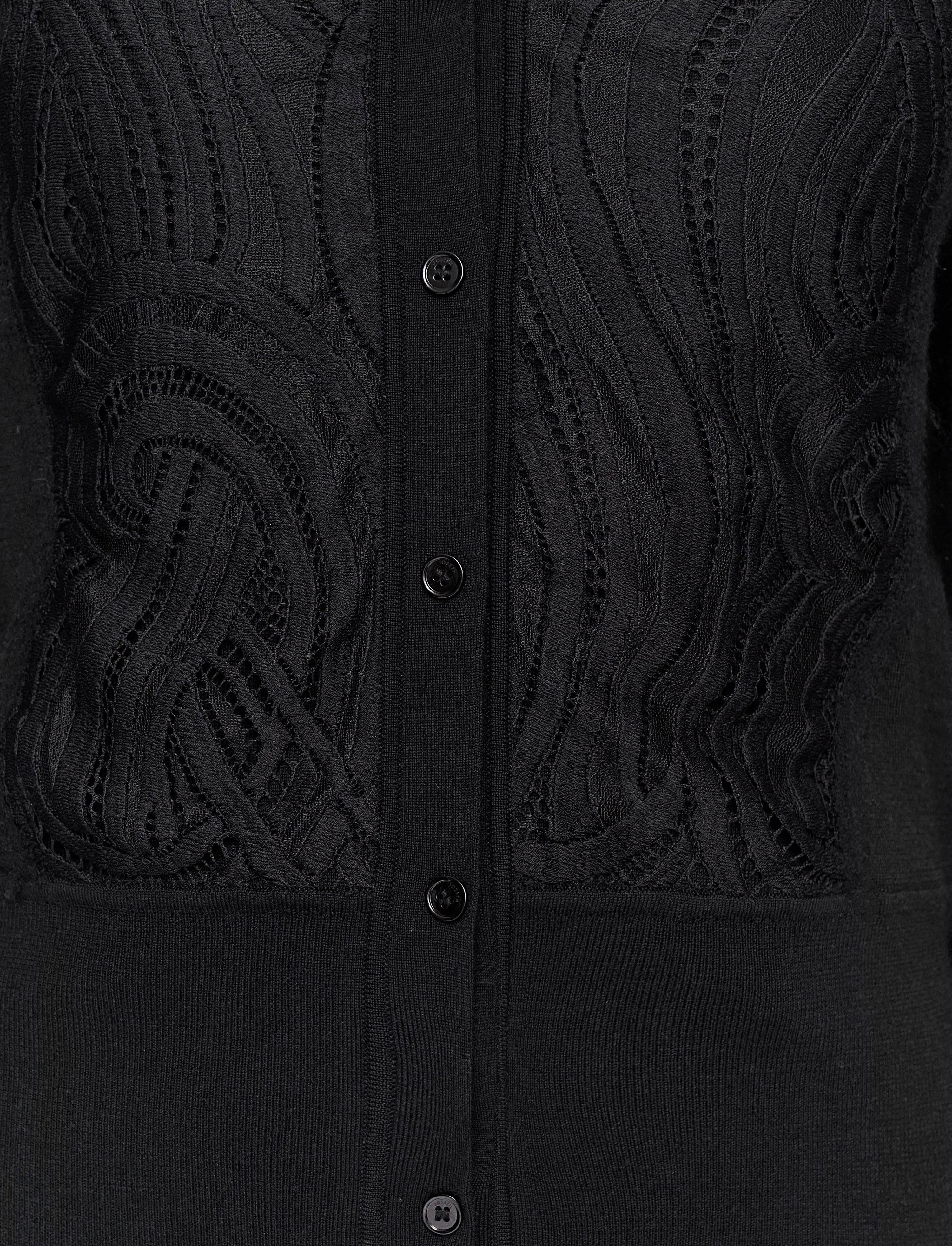 Lace & Knit Cardigan - 7