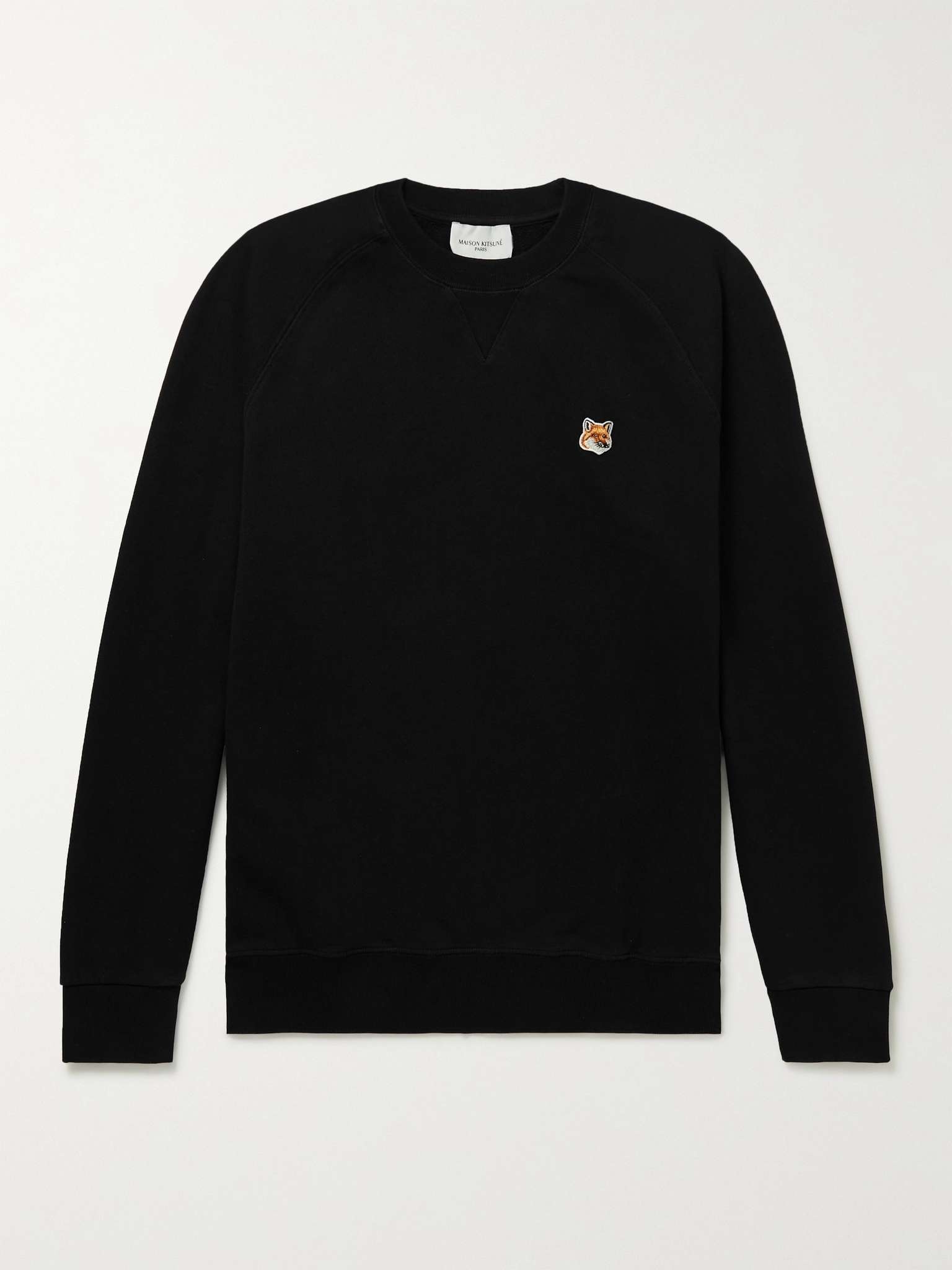 Logo-Appliquéd Cotton-Jersey Sweatshirt - 1