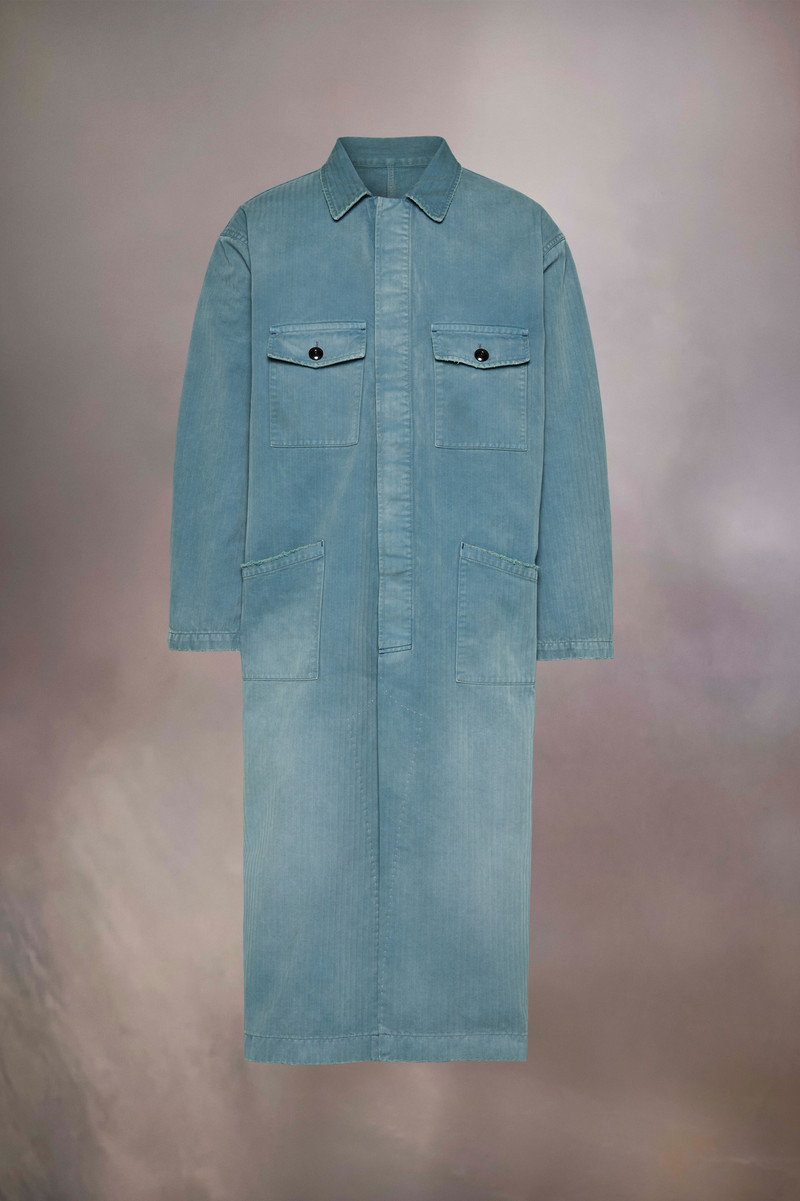 Maison Margiela Herringbone trench coat outlook