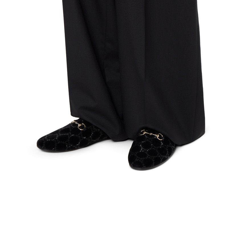 GUCCI Women's GG crystal mule with Horsebit outlook