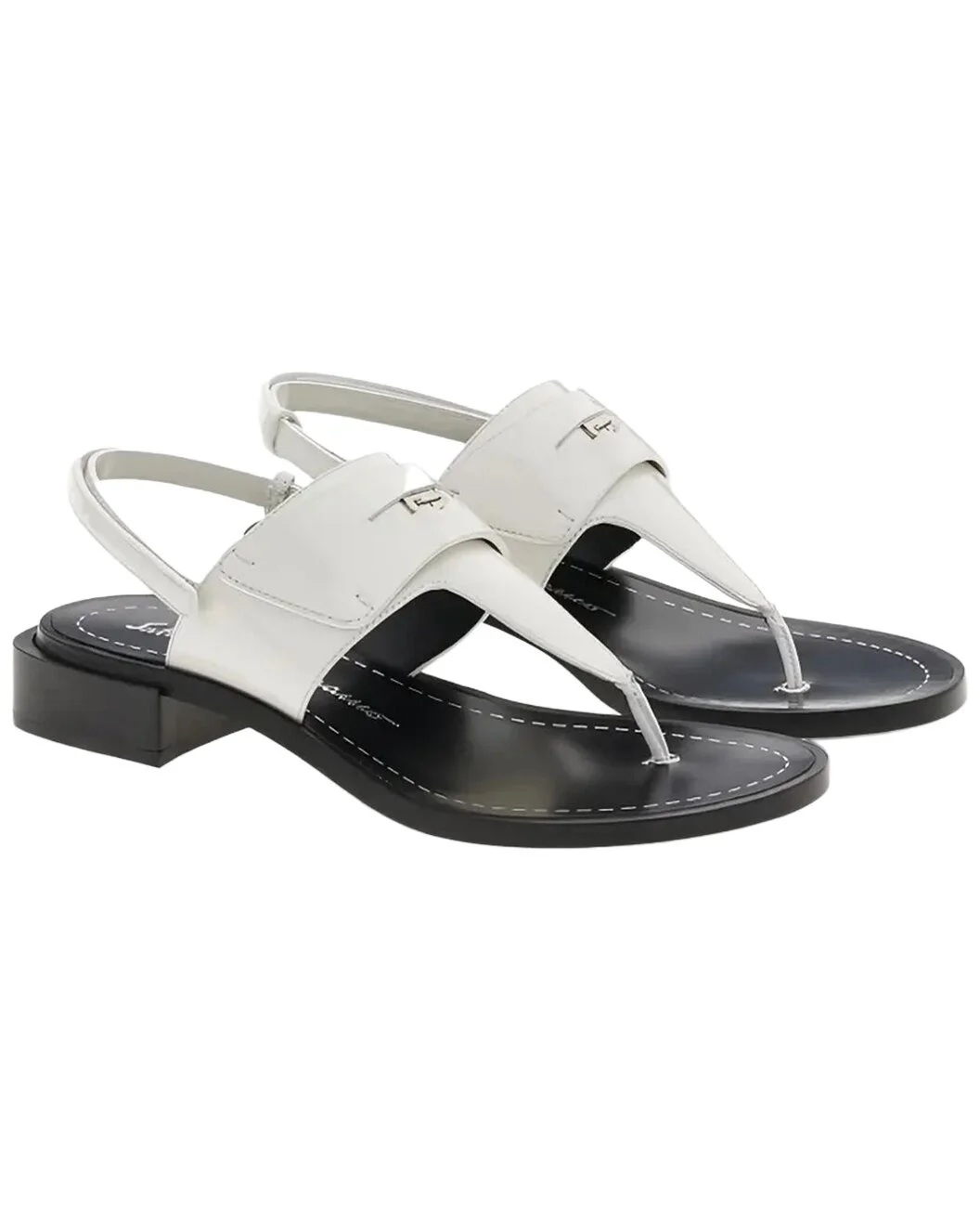 Ferragamo Nya Leather Sandal - 1