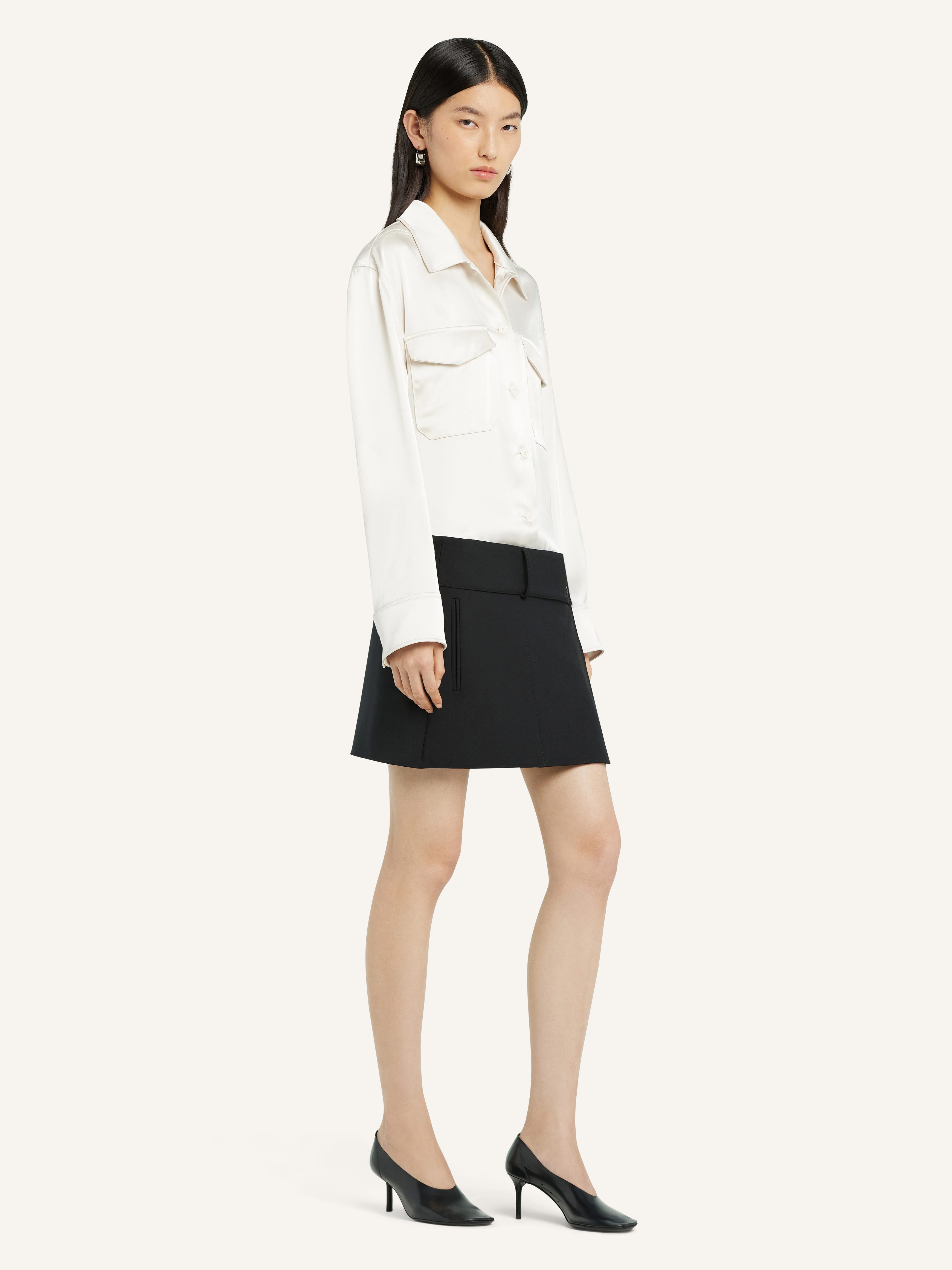 BELTED MINI SKIRT - 3