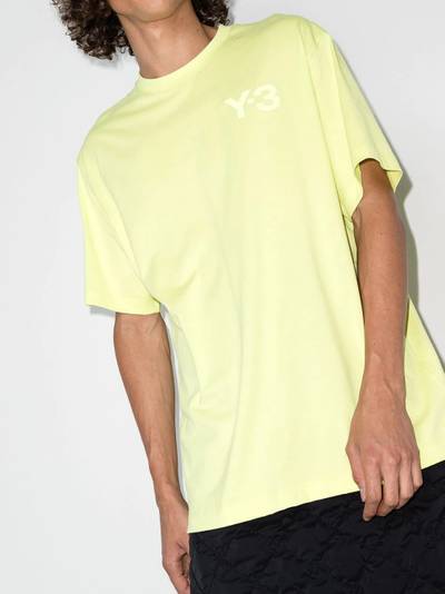 Y-3 logo-print cotton T-shirt outlook