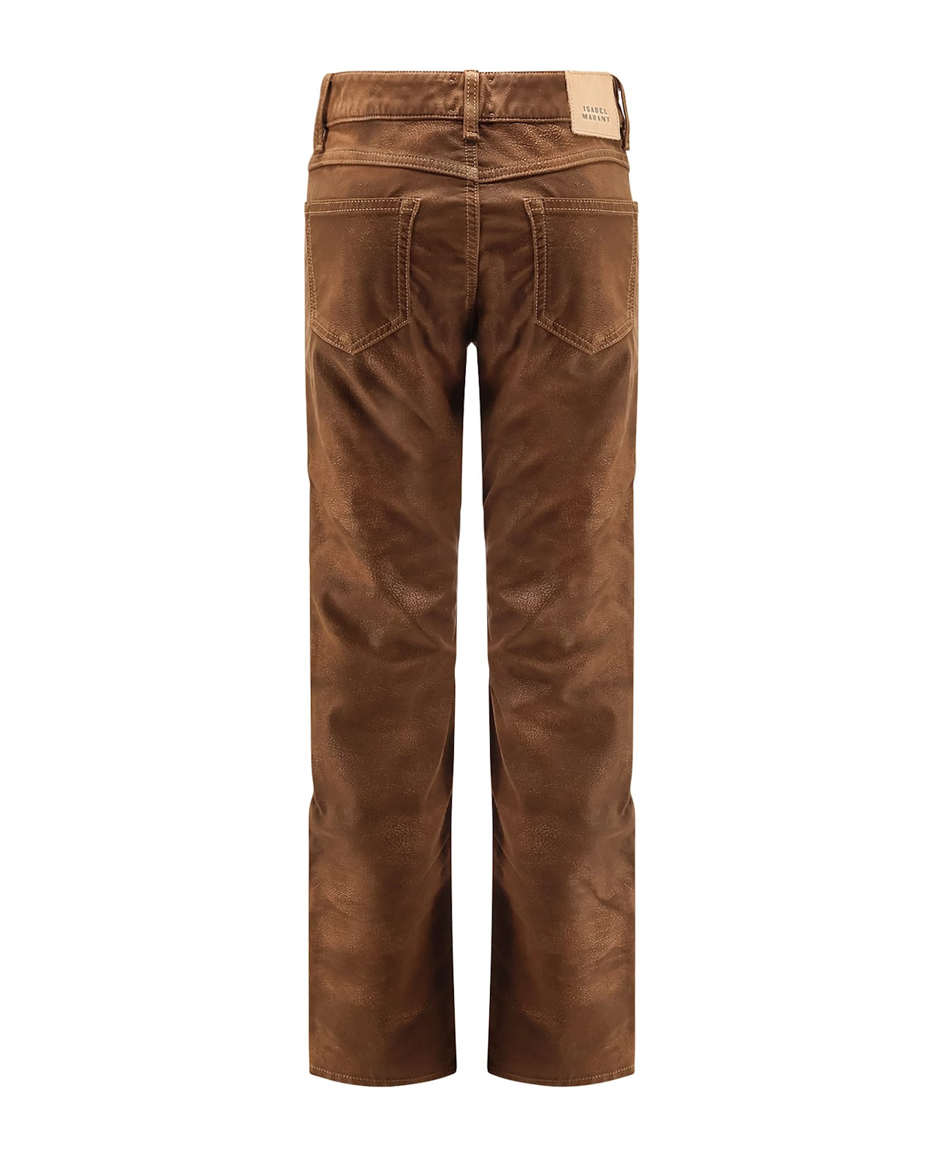 Kelsie Leather-alternative Material Trousers - 2