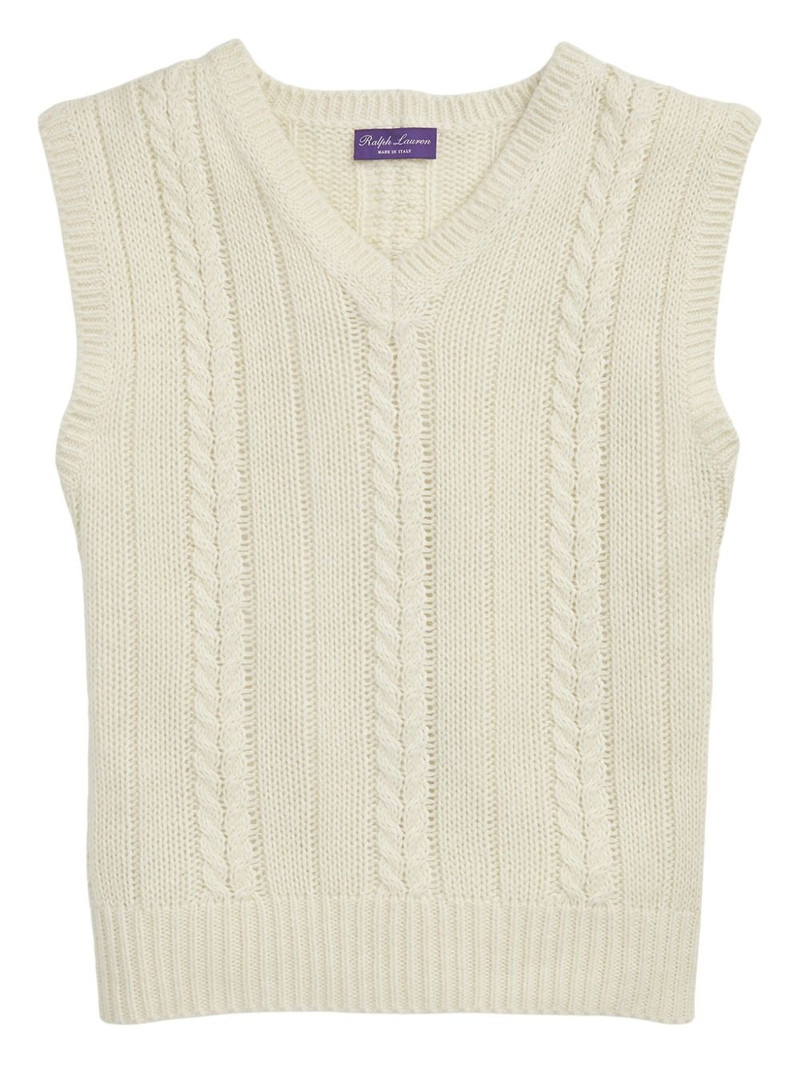 cable-knit vest 1