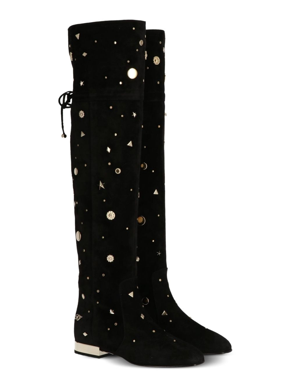 embellished knee-high boots - 2